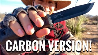 Mora Garberg Carbon Steel Review Desert Survival Junkyard Fox [upl. by Emilia]