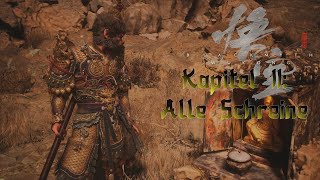 Black Myth Wukong Kapitel 2 🌵 Alle 14 von 14 SchreinLocations auf dem Gelbwindkamm gefunden [upl. by Ahseyk]