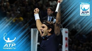 Federer v Tsonga ATP Finals 2011 Final Highlights [upl. by Nordine]