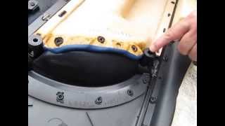 New Beetle interior door panel repair with JB Weld [upl. by Ermine]