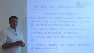 121  Operações Imobiliárias  Avaliação de Imóveis [upl. by Patrica]