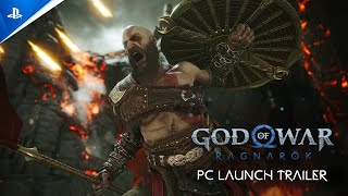 God of War Ragnarök  Launch Trailer  PC Games [upl. by Aicekan]