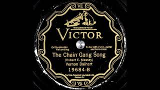 The Chain Gang Song  Vernon Dalhart with Violin Guitar and Harmonica 1925 [upl. by Namia]