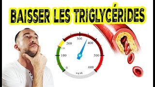 Comment faire baisser son taux de TRIGLYCÉRIDES [upl. by Asilem]