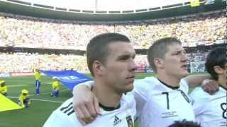 German National Anthem World Cup 2010 [upl. by Arrahs720]