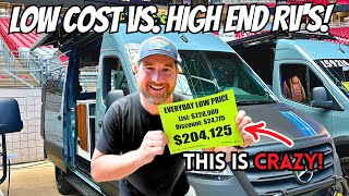 Cheapest Van vs Most Expensive Van Class B Camper Vans [upl. by Bryanty575]