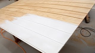 How To Make Shiplap Wall Panels [upl. by Swetiana]