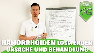 Hämorrhoiden Ursache und Behandlung [upl. by Nennahs805]