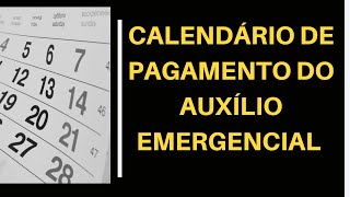 VEJA O CALENDÁRIO DE PAGAMENTO DO AUXÍLIO EMERGENCIAL DE ATÉ R 1200 [upl. by Onairda907]