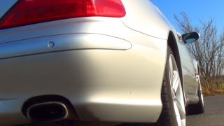 Mercedes SL 350 V6  START UP Engine  Revving Exhaust Sound r230 Roadster [upl. by Ynolem]