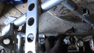 Lower steering stem bearing replacement using a 1 18quot bolt 30mm [upl. by Maddis]