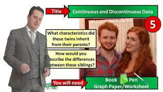 Continuous and Discontinuous Variation  Biology  KS3  Key Stage 3  Mr Deeping [upl. by Ainot]