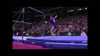 No Kips Uneven Bar Routine [upl. by Ettenad]