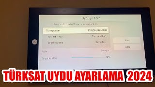 TÜRKSAT 4A OTOMATİK UYDU AYARLAMA 2024 [upl. by Mosenthal]