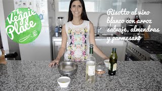 Risotto al vino blanco con arroz salvaje almendras y parmesano [upl. by Shelton733]