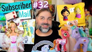 Subscriber Mail 32  Crystal Barbie Dress and My Little Pony [upl. by Eralcyram]