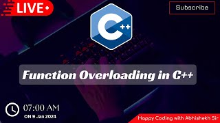 82 Polymorphism in C  Function Overloading in C  Happy Coding [upl. by Mellar]