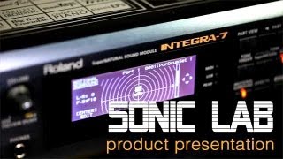 Roland Integra7 Product Presentation for Sonic LAB [upl. by Rebmit805]