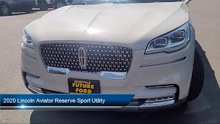 2020 Lincoln Aviator Reserve Sport Utility Sacramento Roseville Elk Grove Folsom Stockton [upl. by Nonnarb]