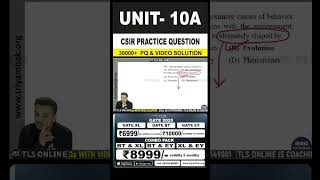 CSIR Practice Question  Unit 10 Ecological Principles  Topic A The Environment [upl. by Kentiga]