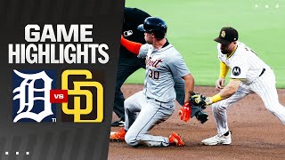 Tigers vs Padres Game Highlights 9424  MLB Highlights [upl. by Halilak]