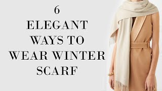 Elegant Ways to Wear a Winter Scarf  Fashion Over 40 [upl. by Chrystel]