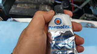 Permatex exhaust crack sealer review [upl. by Nnaycart]