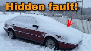 Will My 500 Winter Beater SAAB Beat the Snow almost ends badly [upl. by Noguchi57]