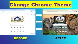 How To Change Chrome Theme In PCLaptop  How To Change Google Chrome Theme In PClaptop [upl. by Jael849]