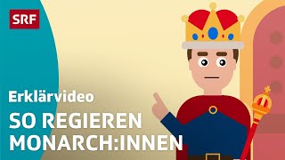 Monarchie als Regierungsform – einfach erklärt  Kindervideos  SRF Kids [upl. by Dorette]