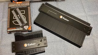 Saker Contour Duplication GaugeAdjustable Lock Precisely Copy Irregular Shape Product Review [upl. by Pete]