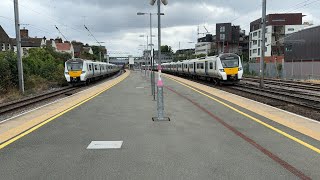 Thameslink and East Midlands Railway Trains at West Hampstead Thameslink on July 12th 2024 [upl. by Menashem857]