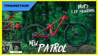 new transition patrol 2023  what amazing carbon mtb [upl. by Eintirb]