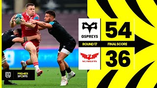 Ospreys vs Scarlets  Highlights from URC [upl. by Ennalorac]