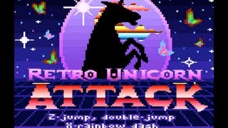 Retro Unicorn Attack  Free Online Game from Adult Swim [upl. by Ettelorahc]