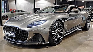 2021 Aston Martin DBS Superleggera  the Most beautiful GT from James Bond Brutal V12 Sound [upl. by Tiphani]