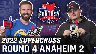 2022 Supercross Anaheim 2 Round 4  RMFantasySX SXperts w Robbie Wagemen [upl. by Ahsitnauq]