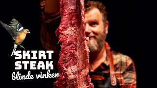 Gevulde BLINDE VINK bakken met skirt steak op de BBQ [upl. by Cicenia]