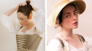 Getting dressed in the 18th century  working woman [upl. by Atined]