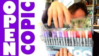 Copic Ciao Markers unboxing [upl. by Rima]