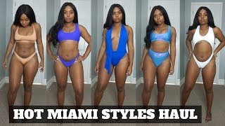 HOT MIAMI STYLES MUST HAVE SWIM SUITS  SUMMER 2018 [upl. by Richart]