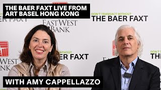 Amy Cappellazzo TBF Live from Art Basel Hong Kong [upl. by Ramoh]