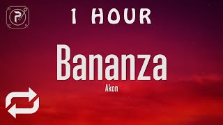 1 HOUR 🕐  Akon  Bananza Belly Dancer Lyrics [upl. by Ezarras96]