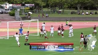 2013 九州総体 全九州高校サッカー大会 準決勝1 Mens U18 [upl. by Ehling79]