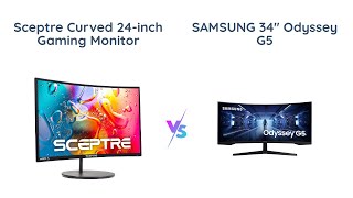 🔥 Sceptre Curved vs Samsung Odyssey G5 Gaming Monitor Showdown 😎 [upl. by Sherrill541]