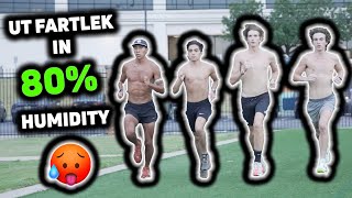 University of Texas Men Run FAST Fartlek In The Rain  Workout Wednesday [upl. by Eciuqram]