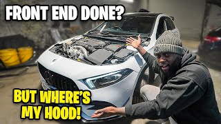 REBUILDING A WRECKED 2020 MERCEDES A35 AMG amp MAJOR ANNOUNCEMENTS  PART 9 [upl. by Llehctim618]