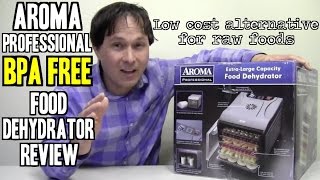 Aroma BPA FREE Professional Food Dehydrator Review [upl. by Alih]