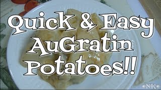 Quick amp Easy AuGratin Potatoes Recipe Noreens Kitchen [upl. by Ellery]