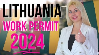 Work permit in Lithuania in 2024 [upl. by Anhaj]